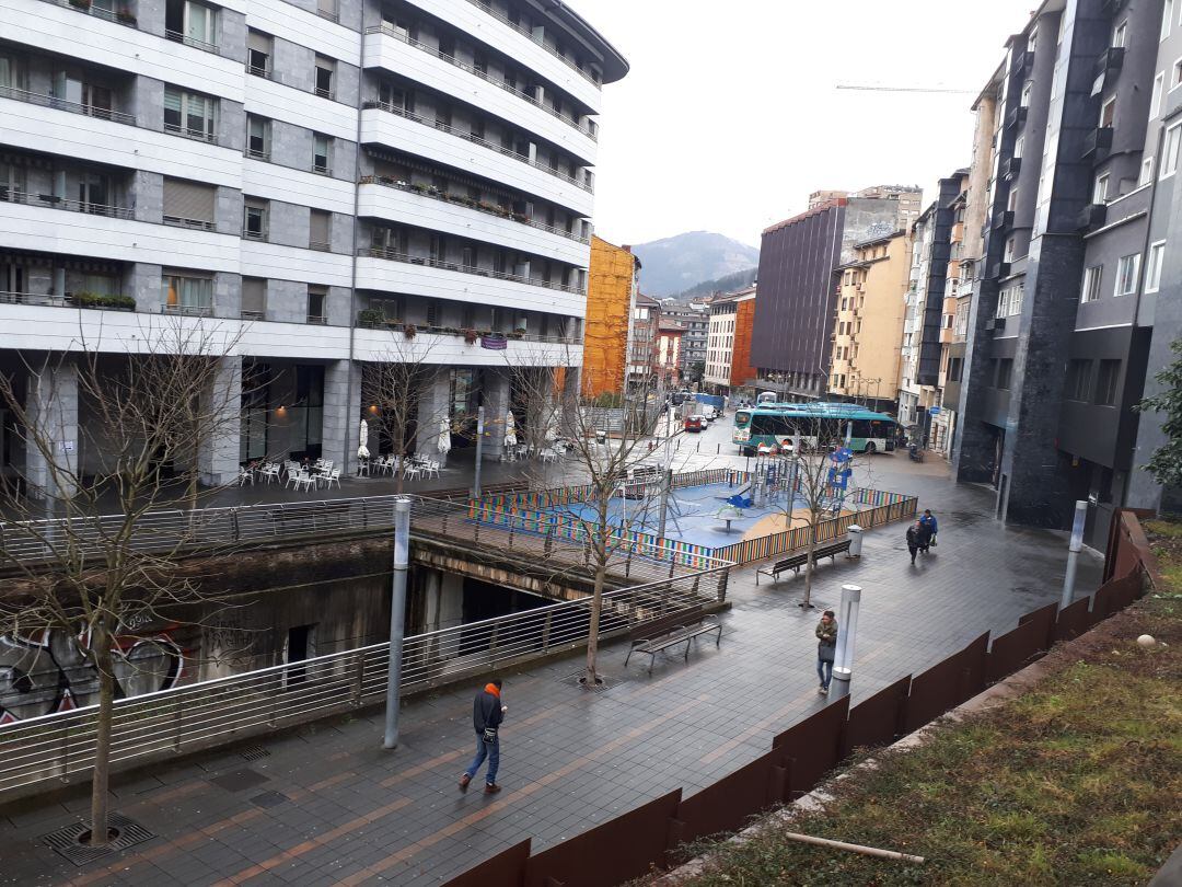 La calle Egogain, en el centro de Eibar