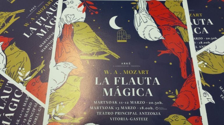 CARTEL DE &#039;LA FLAUTA MÁGICA&#039;, DE ARKÉ