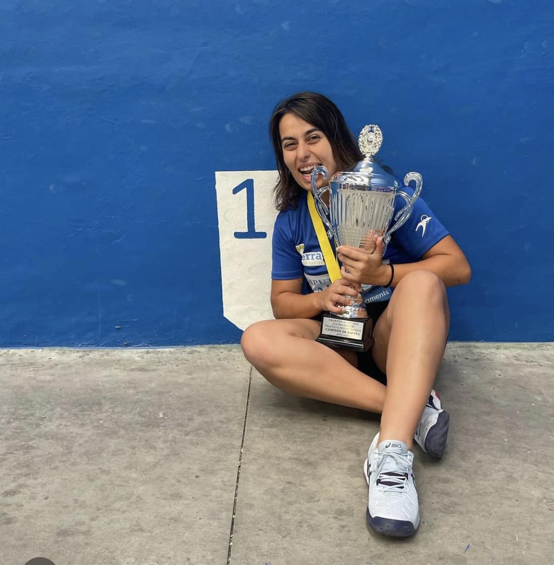 Lidia Simón, con un nuevo trofeo de campeona