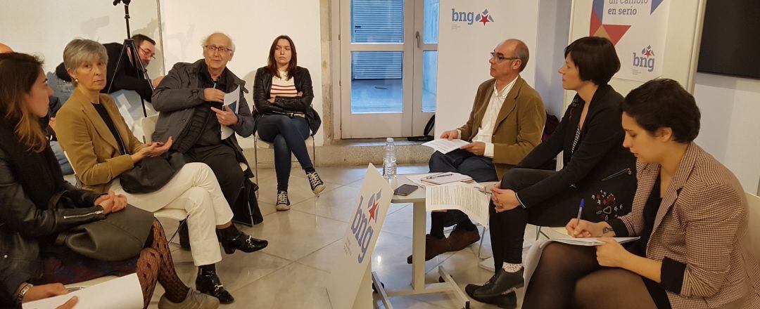 Francisco Jorquera, Ana Pontón y Avia Veira,BNG