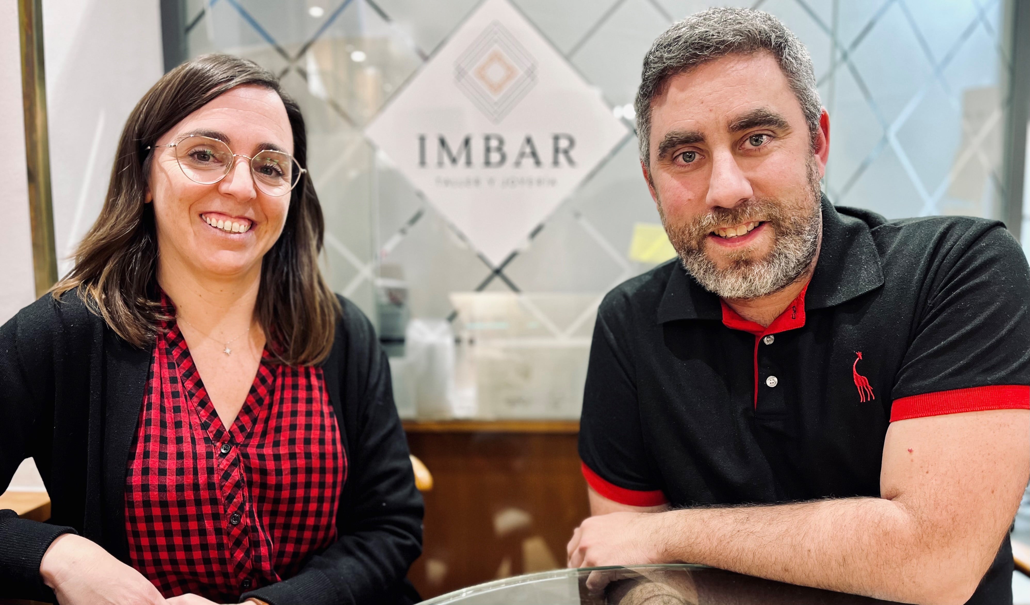 Imanol y Zuriñe, de joyería Imbar