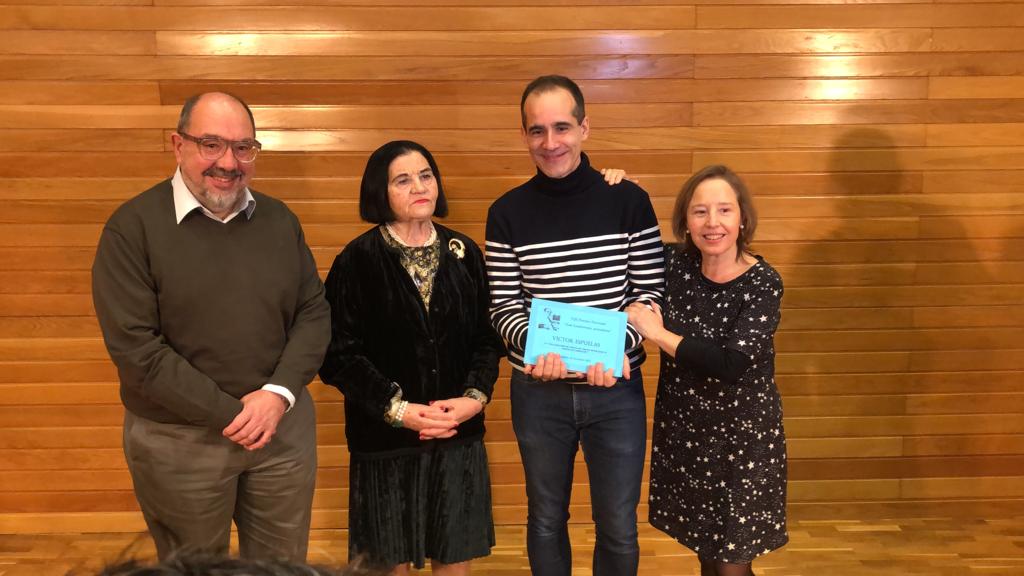 El redactor de la Cadena SER de La Rioja, Víctor Espuelas, recibe el premio &#039;José Lumbreras Periodista&#039;, convocado por la Asociación de la Prensa de La Rioja.