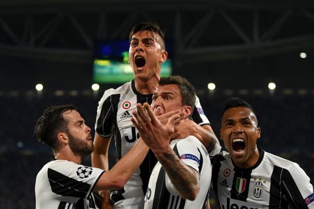 Dybala celebra el segundo gol