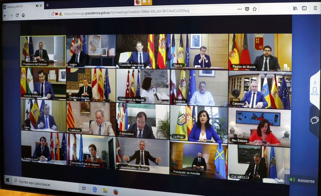 Conferencia de presidentes con Pedro Sánchez