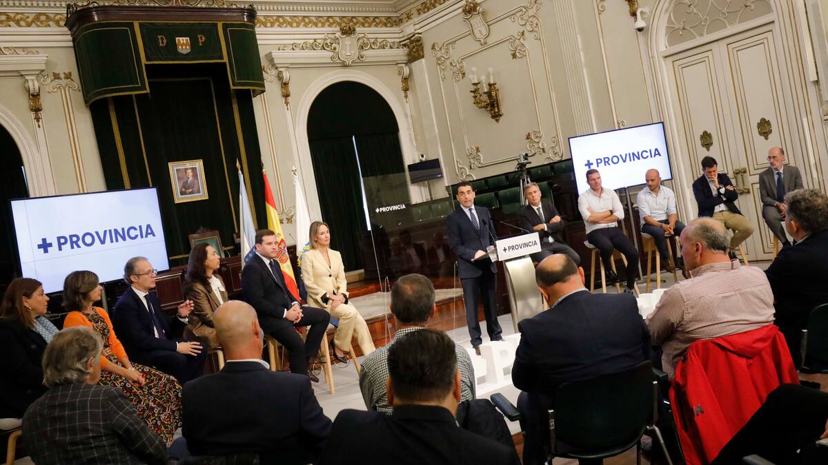 Luis López, presidente de la Diputación de Pontevedra sobre el Plan + Provincia