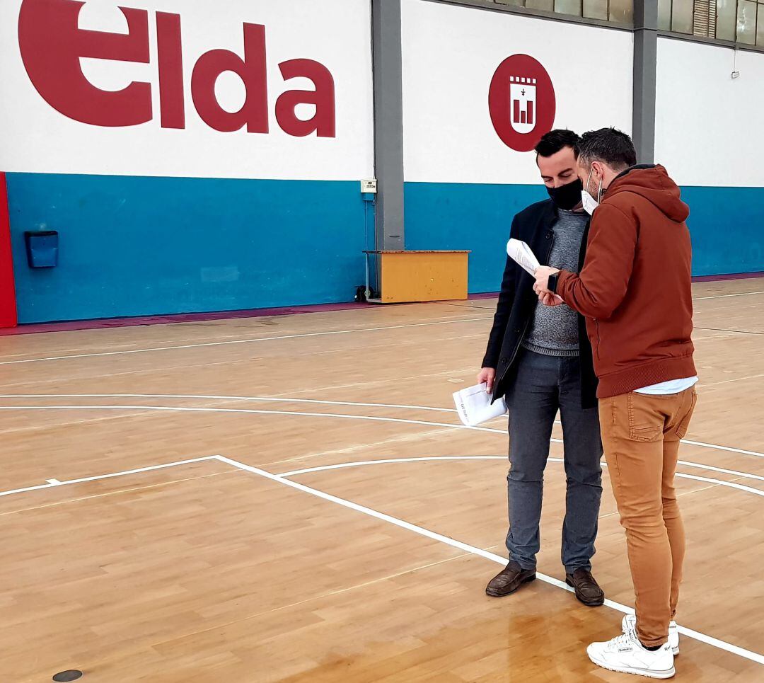 Nuevo aspecto del pabellón Juan Carlos Verdú