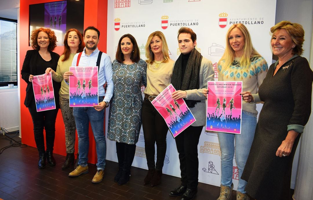 Empresarios participantes en el Puertollano Fashion Winter Saturday