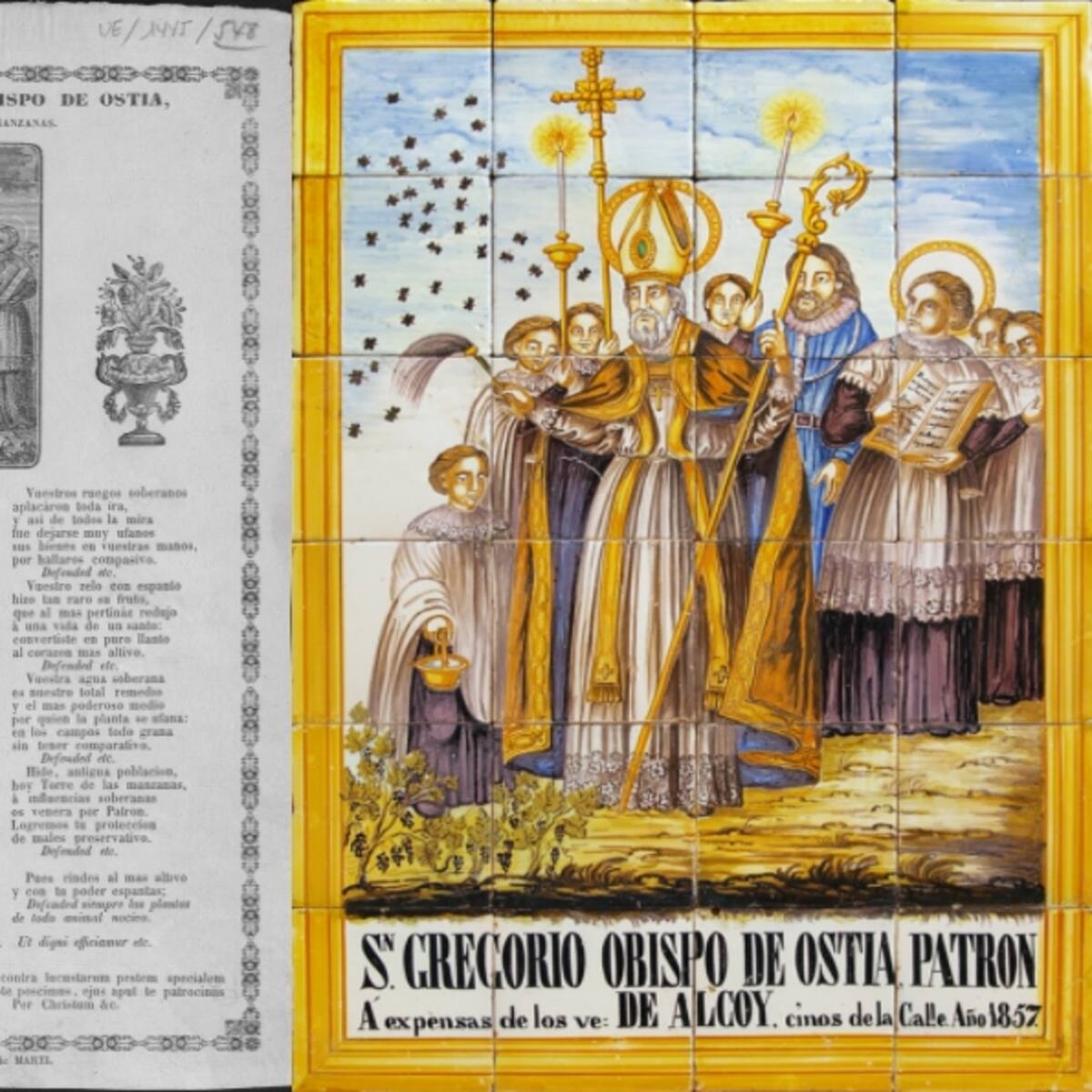 Les plagues de llagosta i el patronatge de Sant Gregori