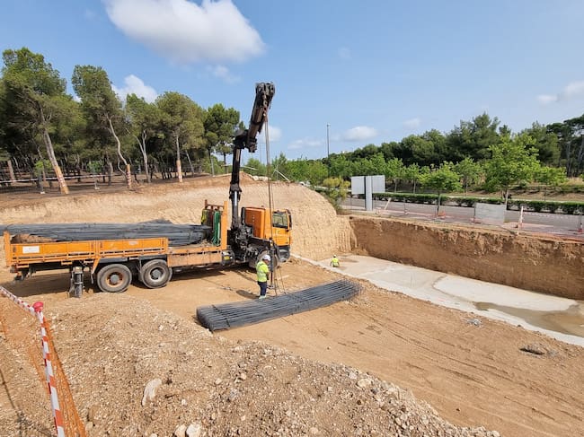 El canal perimetral del Barranco de la Muerte concluirá en julio para minimizar los daños por tormentas en Zaragoza