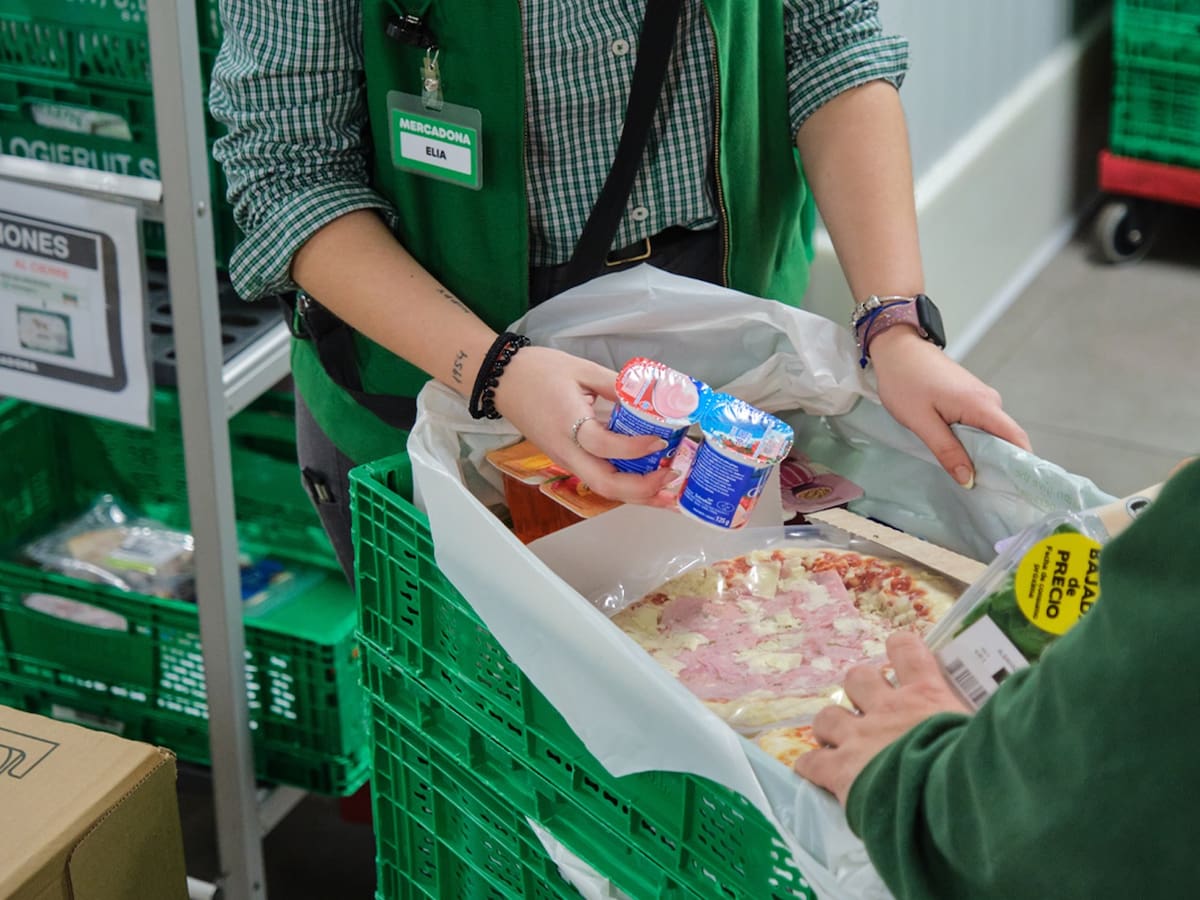 Mercadona dona 20.000 toneladas de alimentos en 2025 dentro de su estrategia de prevención del desperdicio