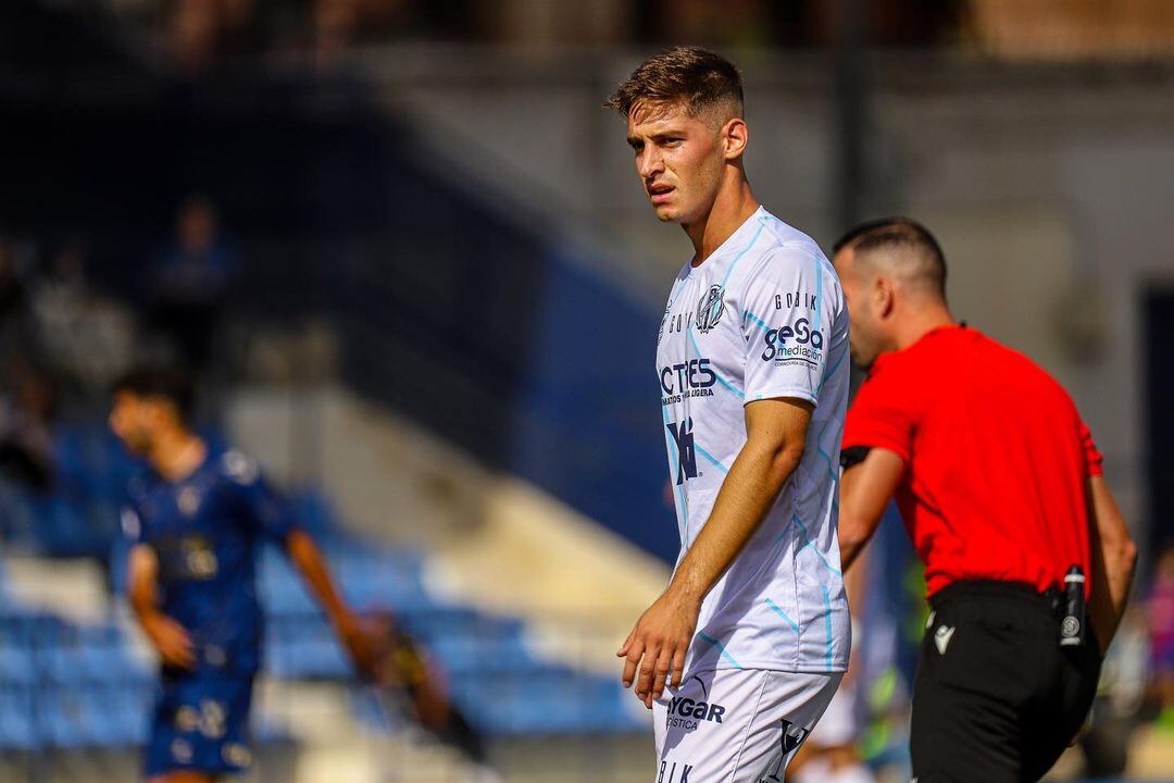 Álvaro Martínez durante un partido con el UCAM Murcia