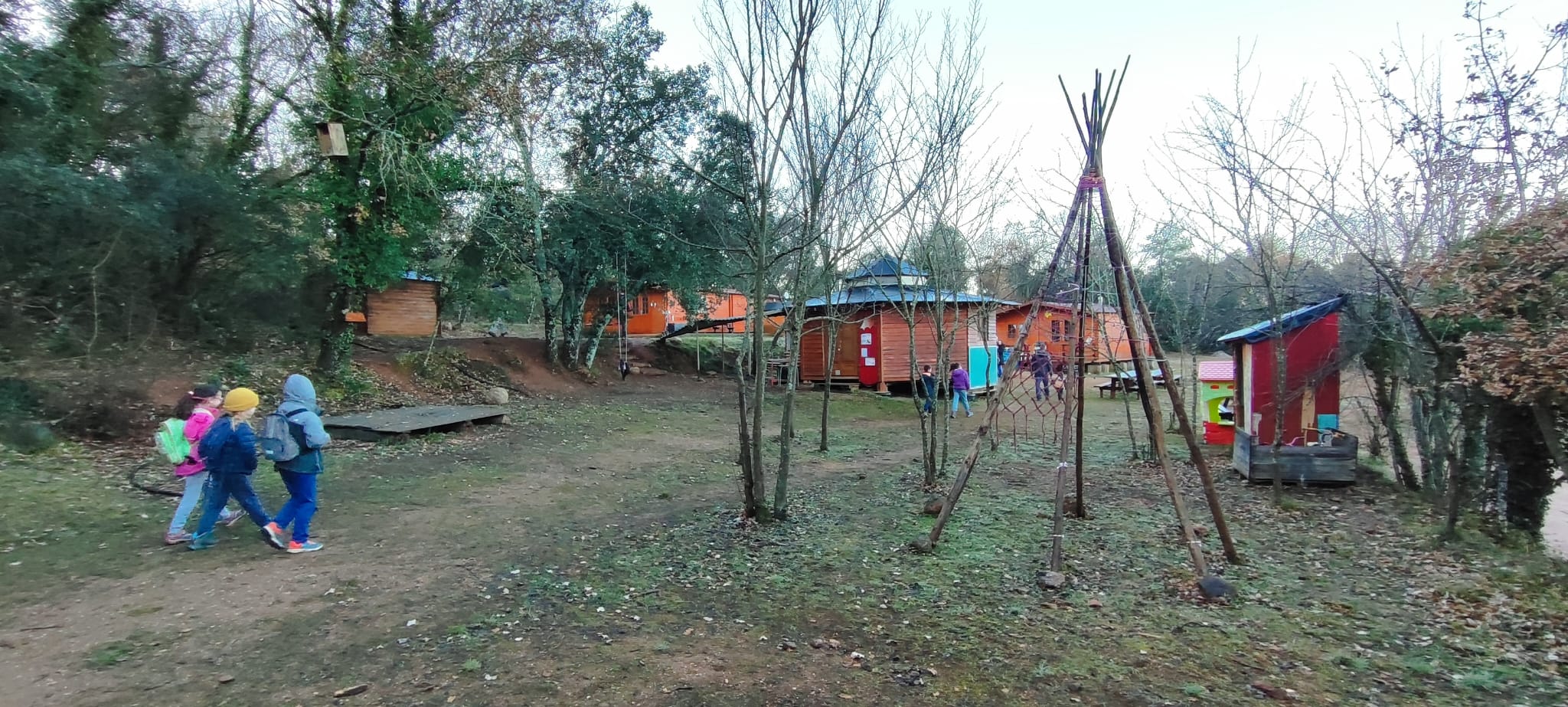 Regreso de los alumnos a la escuela de Caneto