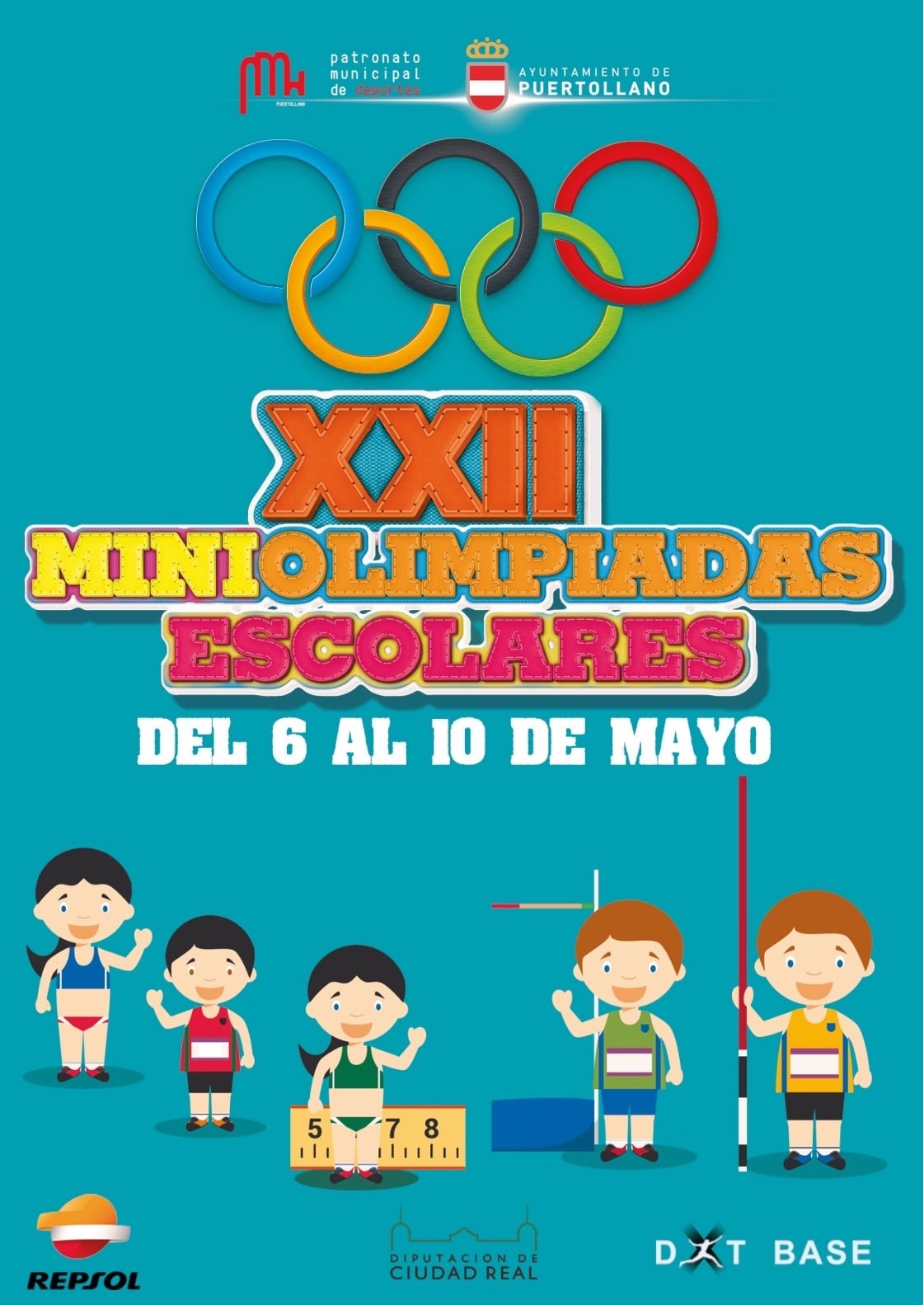 Cartel de las mini olimpiadas de Puertollano