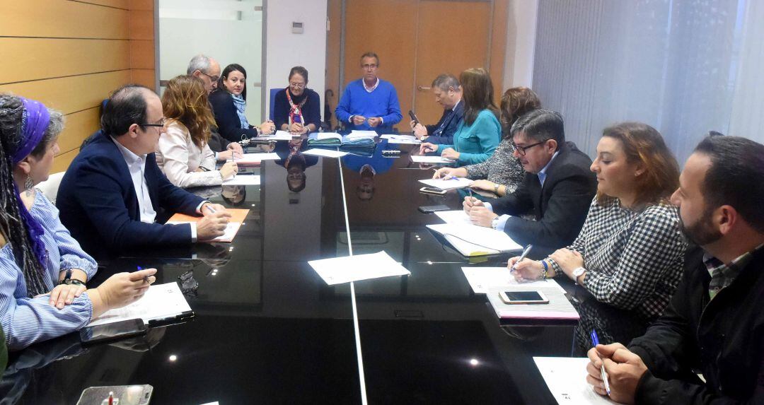 Reunión de la gerencia de Urbanismo del Ayuntamiento de Algeciras