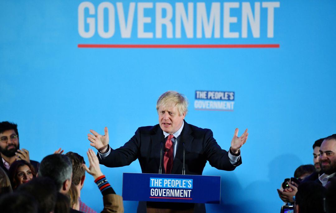 El primer ministro y líder conservador Boris Johnson. 