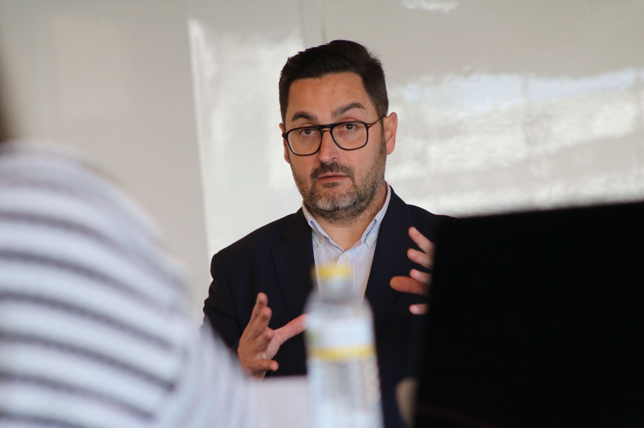 Paco Belmonte durante una intervención pública hace dos años