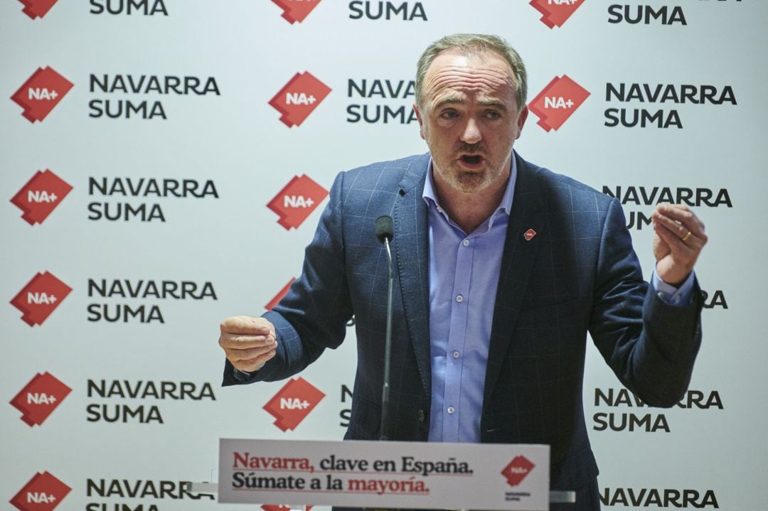 Javier Esparza, portavoz parlamentario de Navarra Suma y presidente de UPN