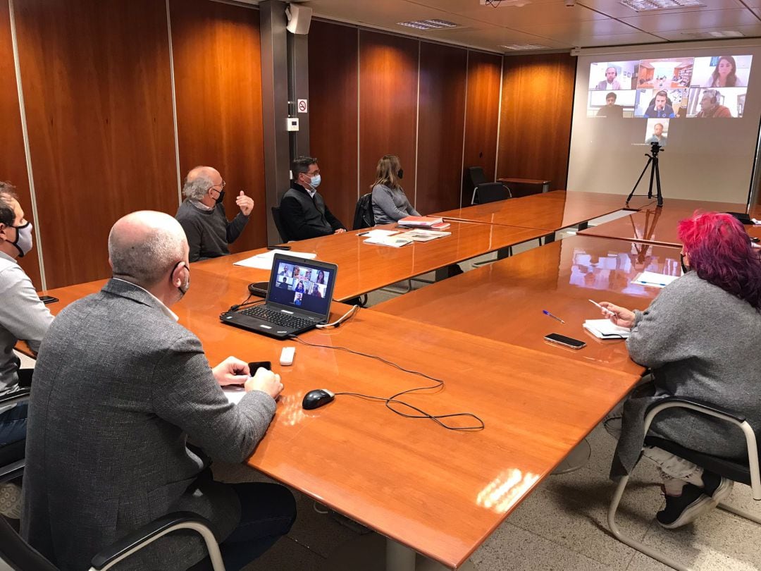 Reunión mantenida este jueves