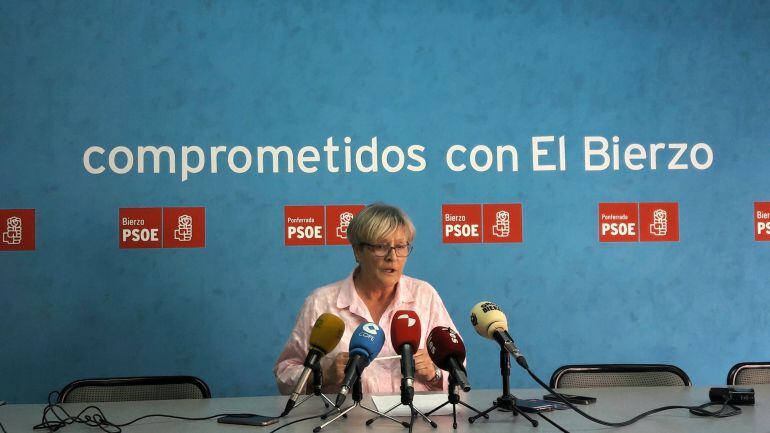 Secretaria del PSOE en Ponferrada, Rita Prada