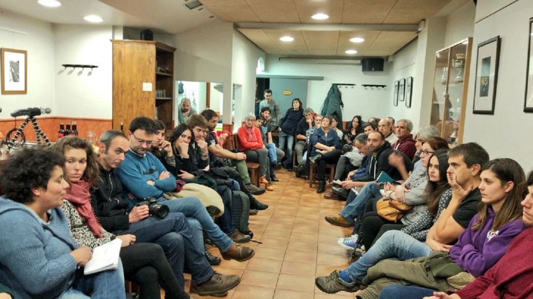 Presentación de la cooperativa de vivienda compartida Bizikoopon en el casco viejo.