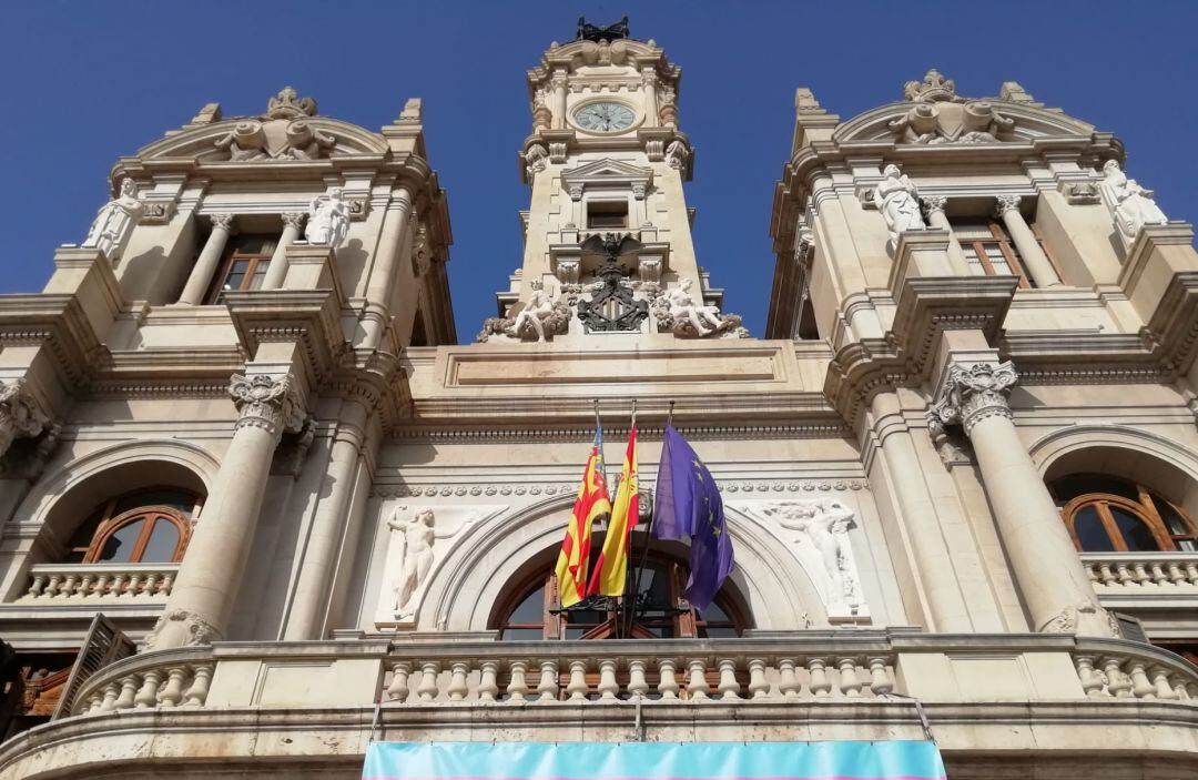 Fachada del Ayuntamiento de València. 