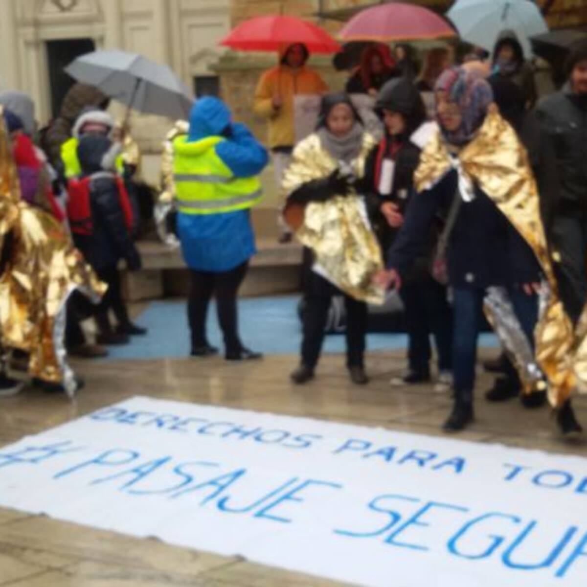 Zaragoza reclama un pasaje seguro a Europa