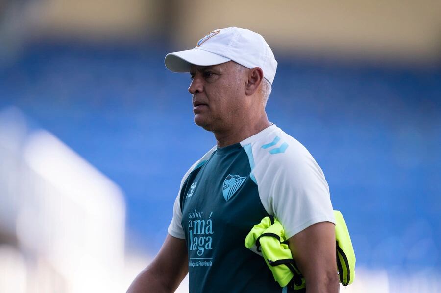 Sergio Pellicer en el Anexo de La Rosaleda