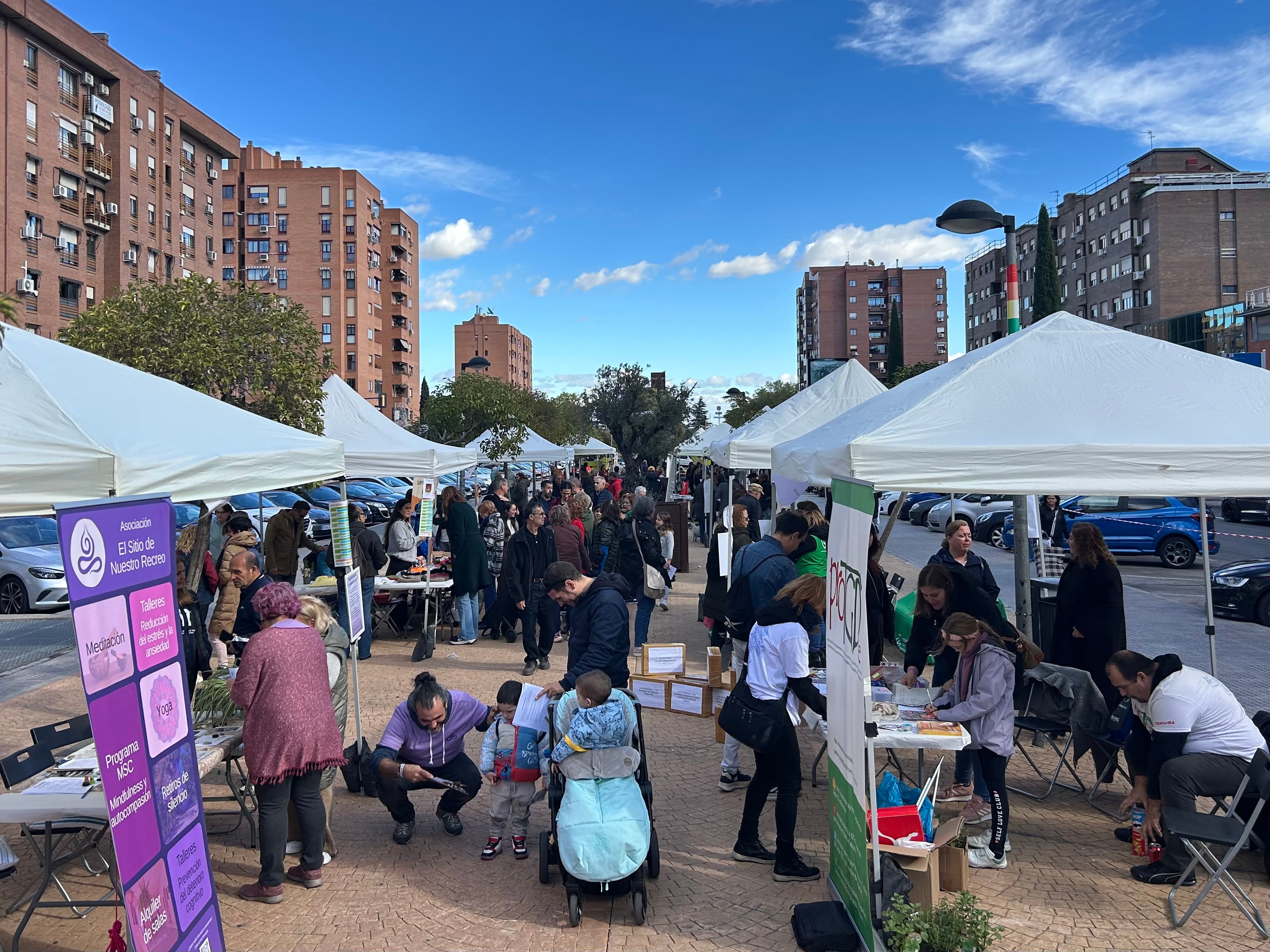Imagen de la Feria de la Salud de Leganés del año 2025