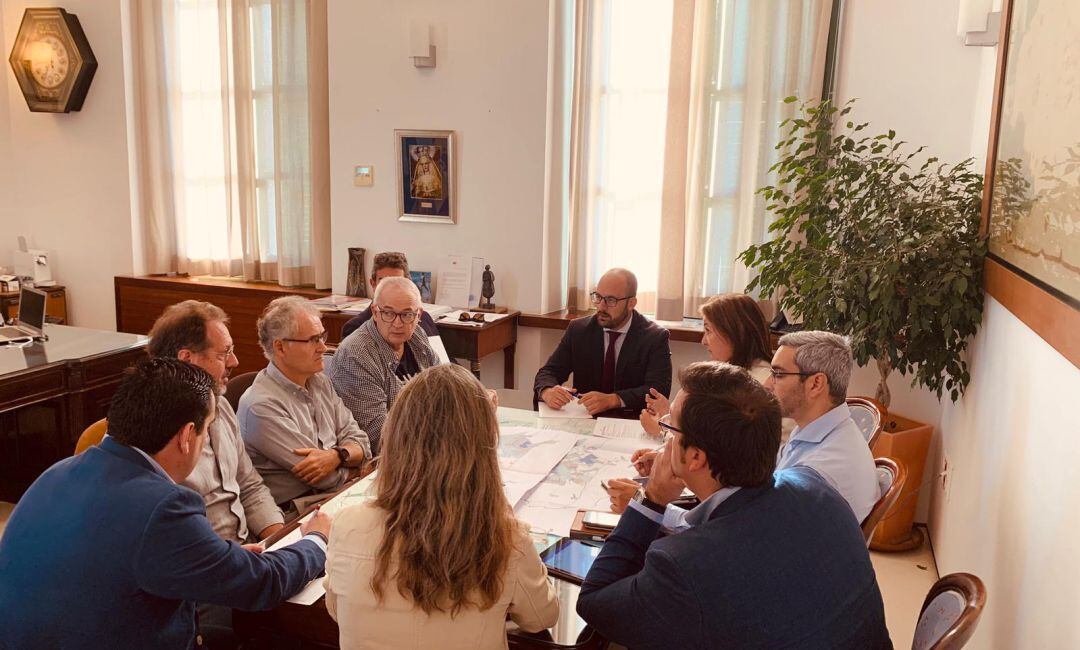 Un momento de la reunión