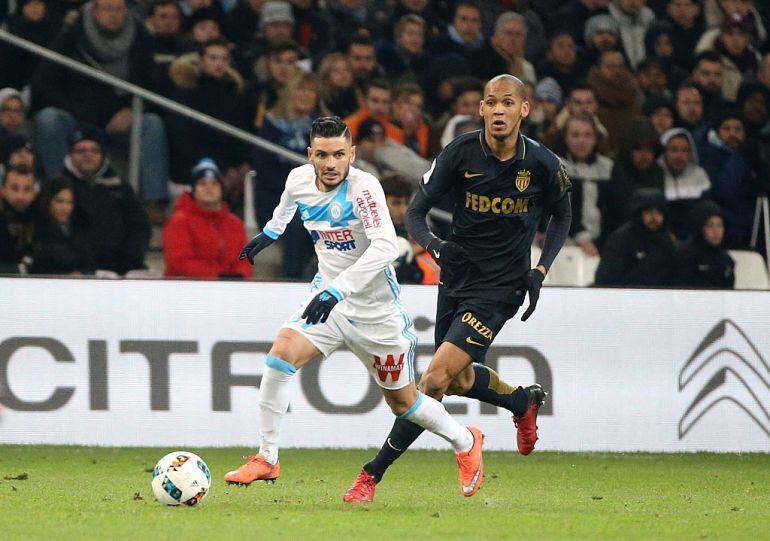 Remy Cabella durante el partido ante el Monaco.