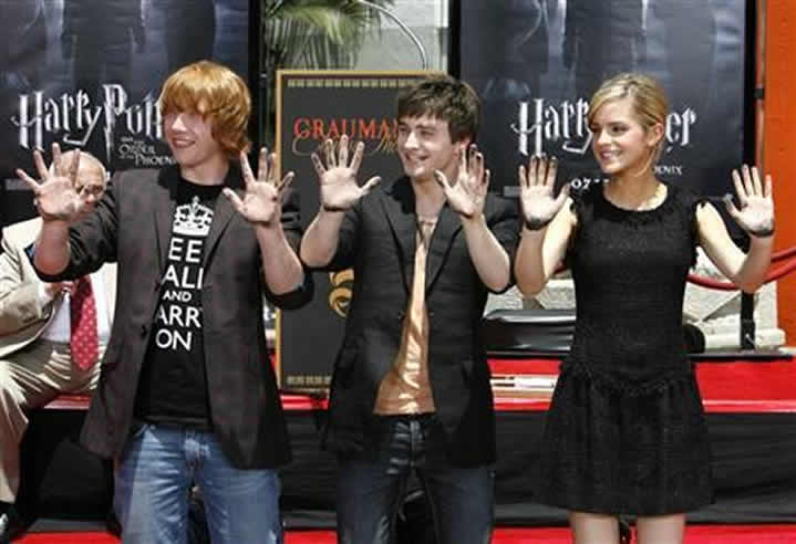 Los protagonistas de &#039;Harry Potter y el Misterio del Príncipe&#039;.