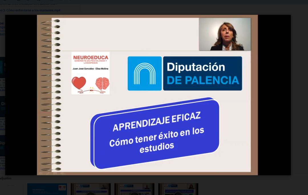 Diputación de Palencia pone en marcha un proyecto audiovisual para ayudar a los jóvenes en un aprendizaje eficaz de cara a los exámenes finales