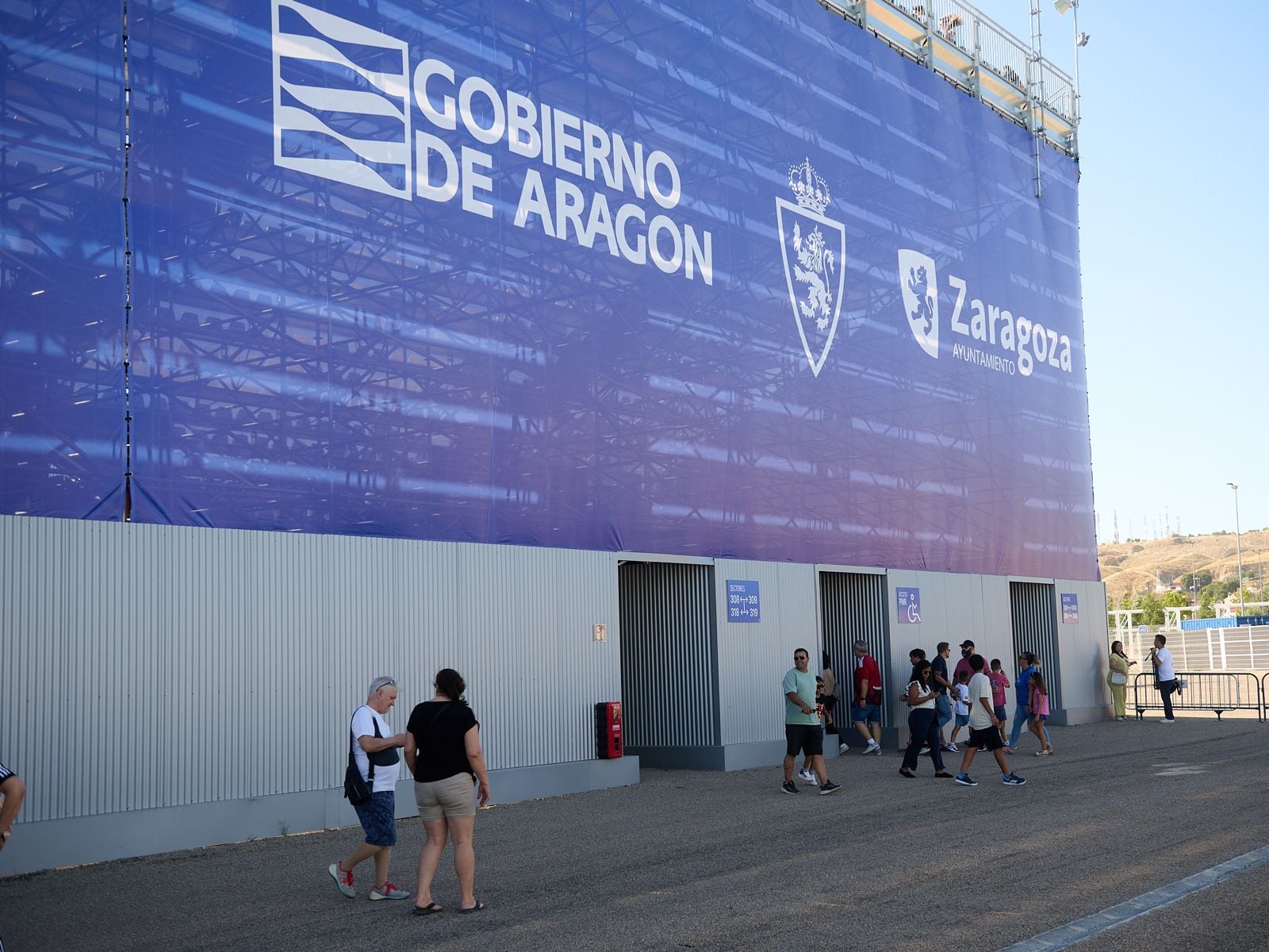 Exterior del Ibercaja Estadio