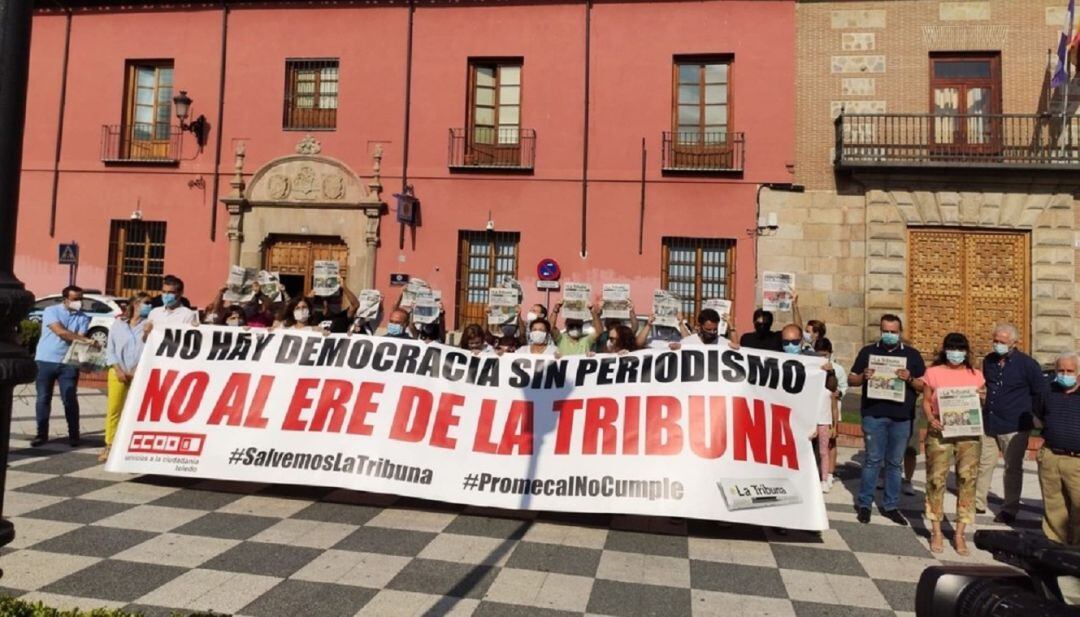 Trabajadores de La Tribuna en Talavera