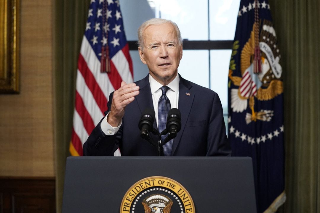 El presidente de Estados Unidos, Joe Biden.