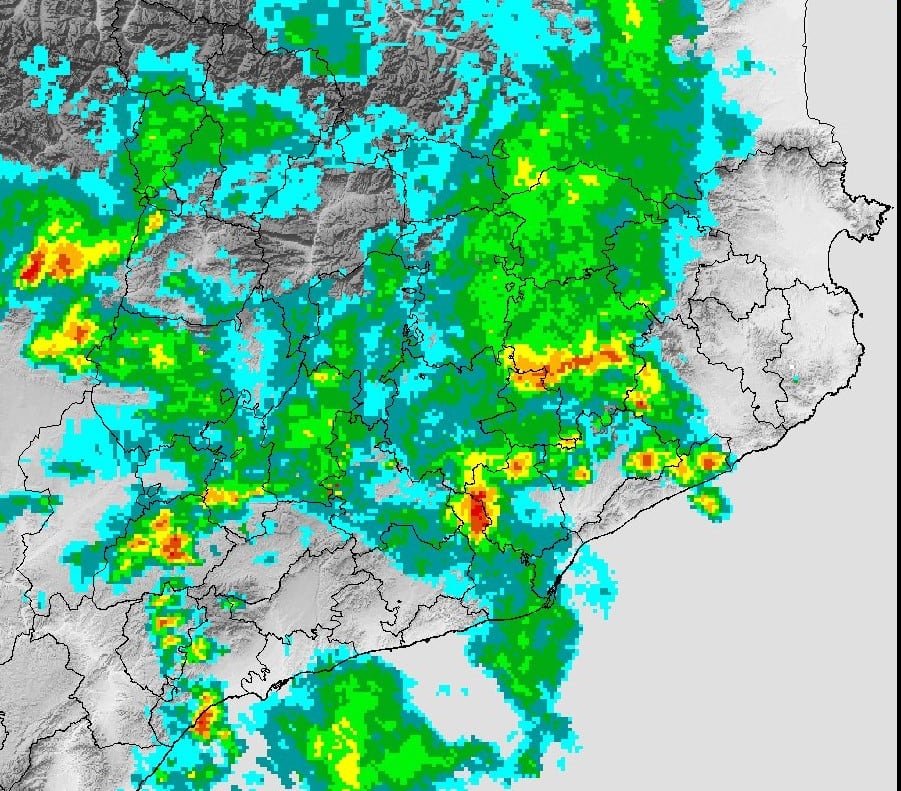 Caputra del radar del Meteocat