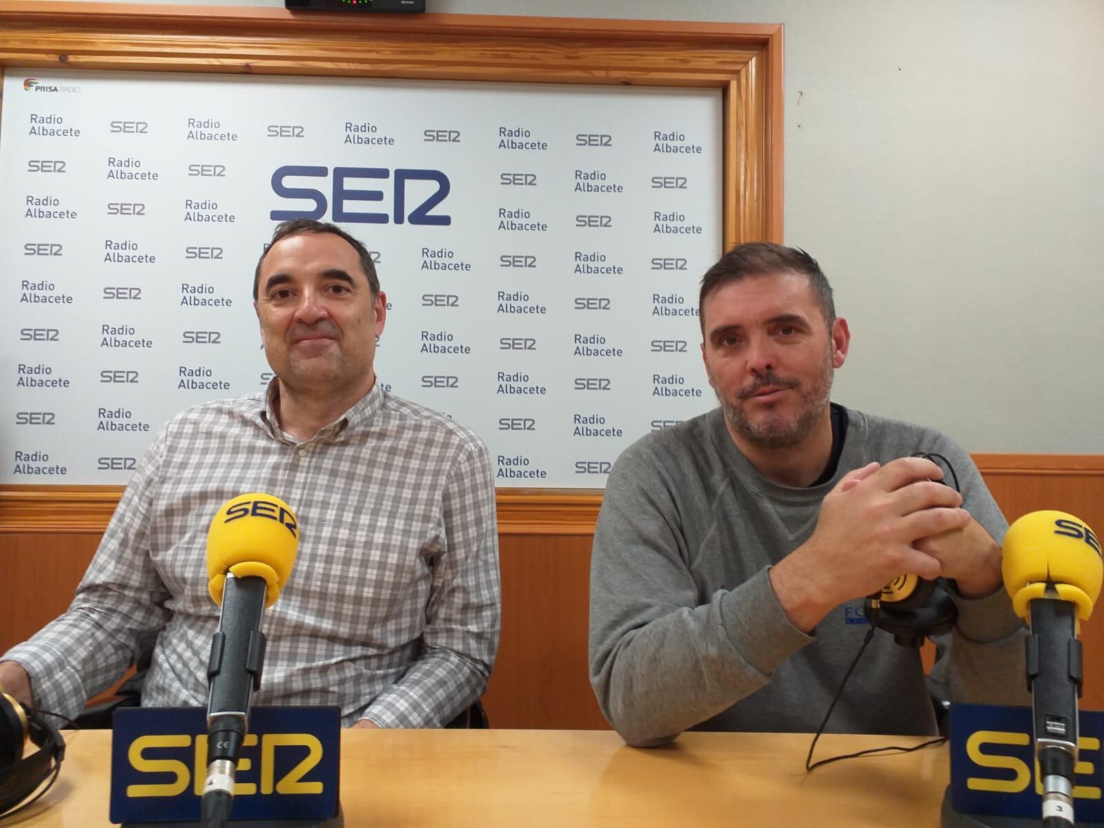 Jacinto Navarro y David Varela, en Radio Albacete