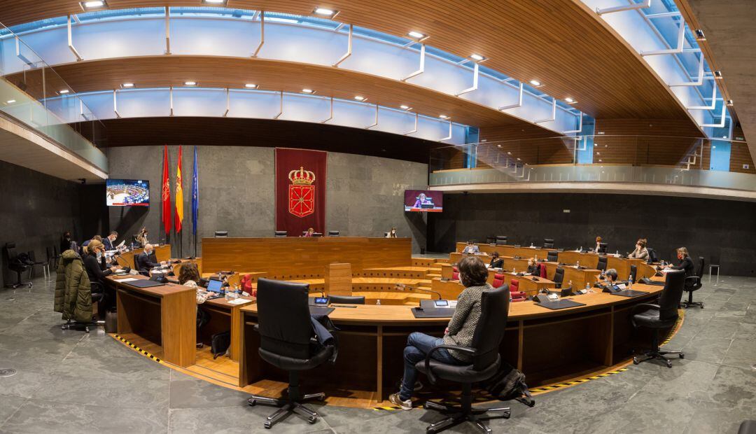 Debate en el Parlamento de Navarra de las enmiendas a los Presupuestos