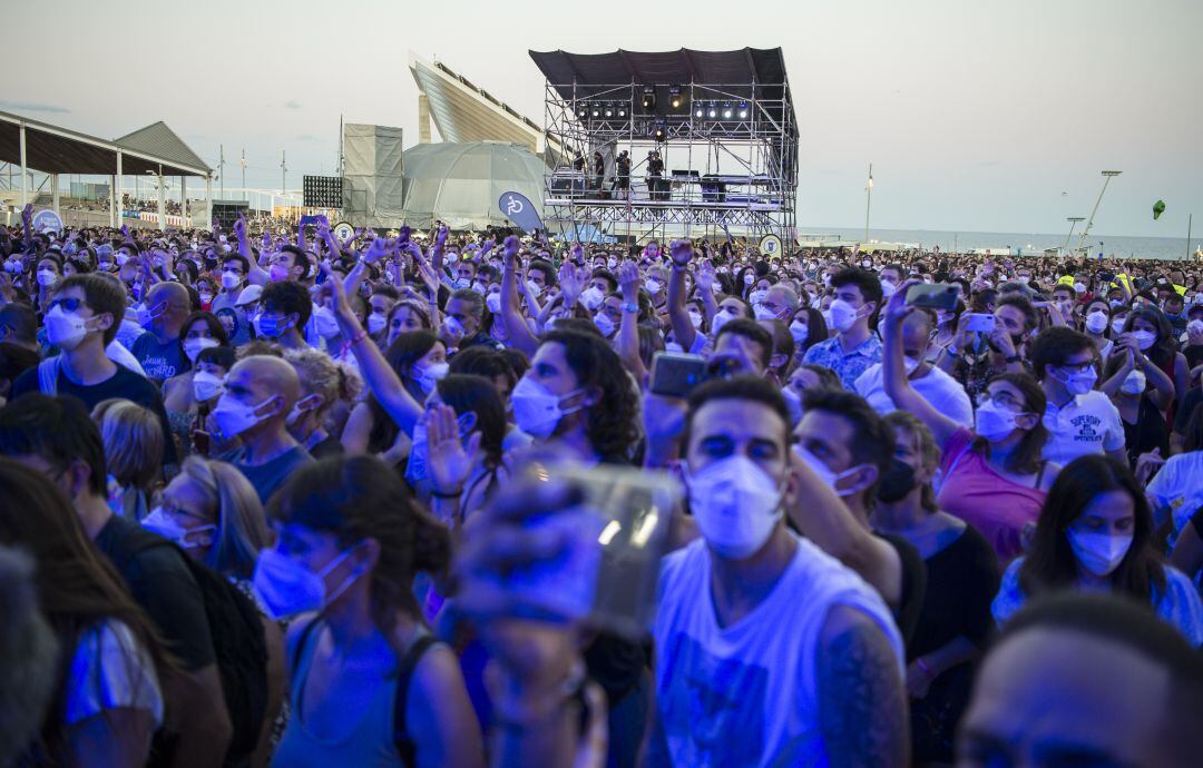 Multitud en el festival Cruïlla en Barcelona.