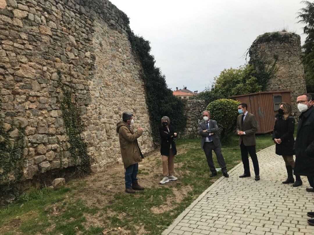 La Junta avanza en la conservación, protección y restauración de la muralla de Aguilar de Campoo