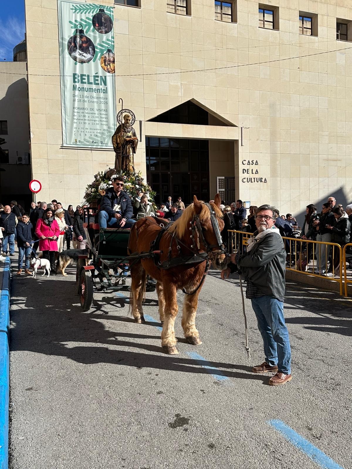 Desfile y bendición animales San Antón Villena