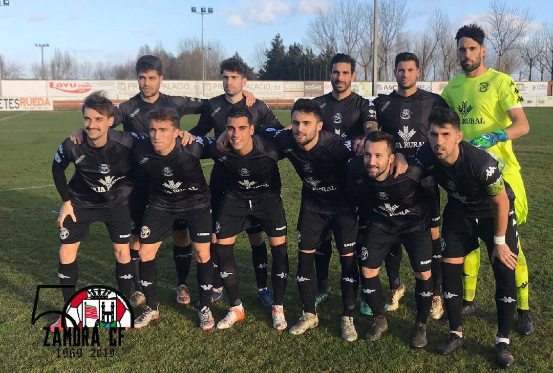 Once inicial del Zamora en Tordesillas