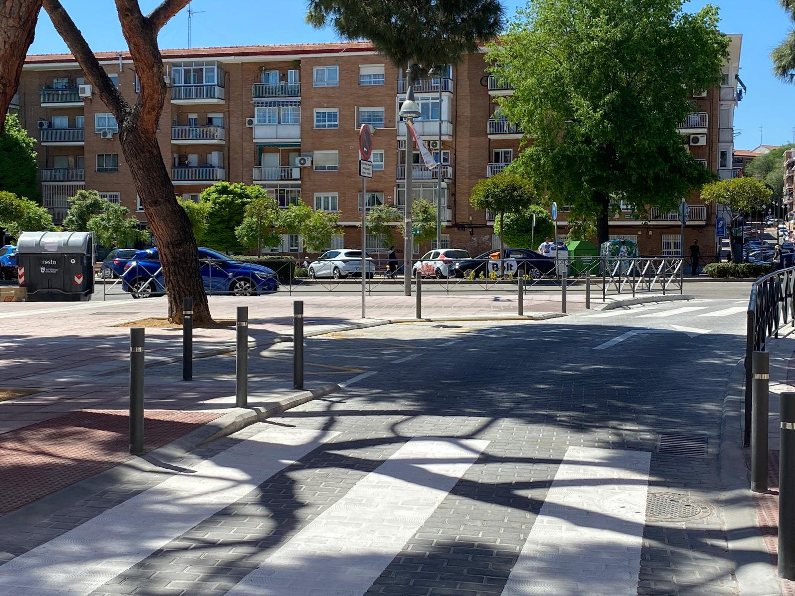 Conexión calle Ramón Esteban - Avenida de España en San Sebastián de los Reyes