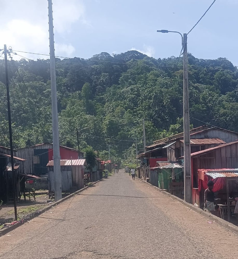 Malanza, el sur de la isla de Santo Tomé