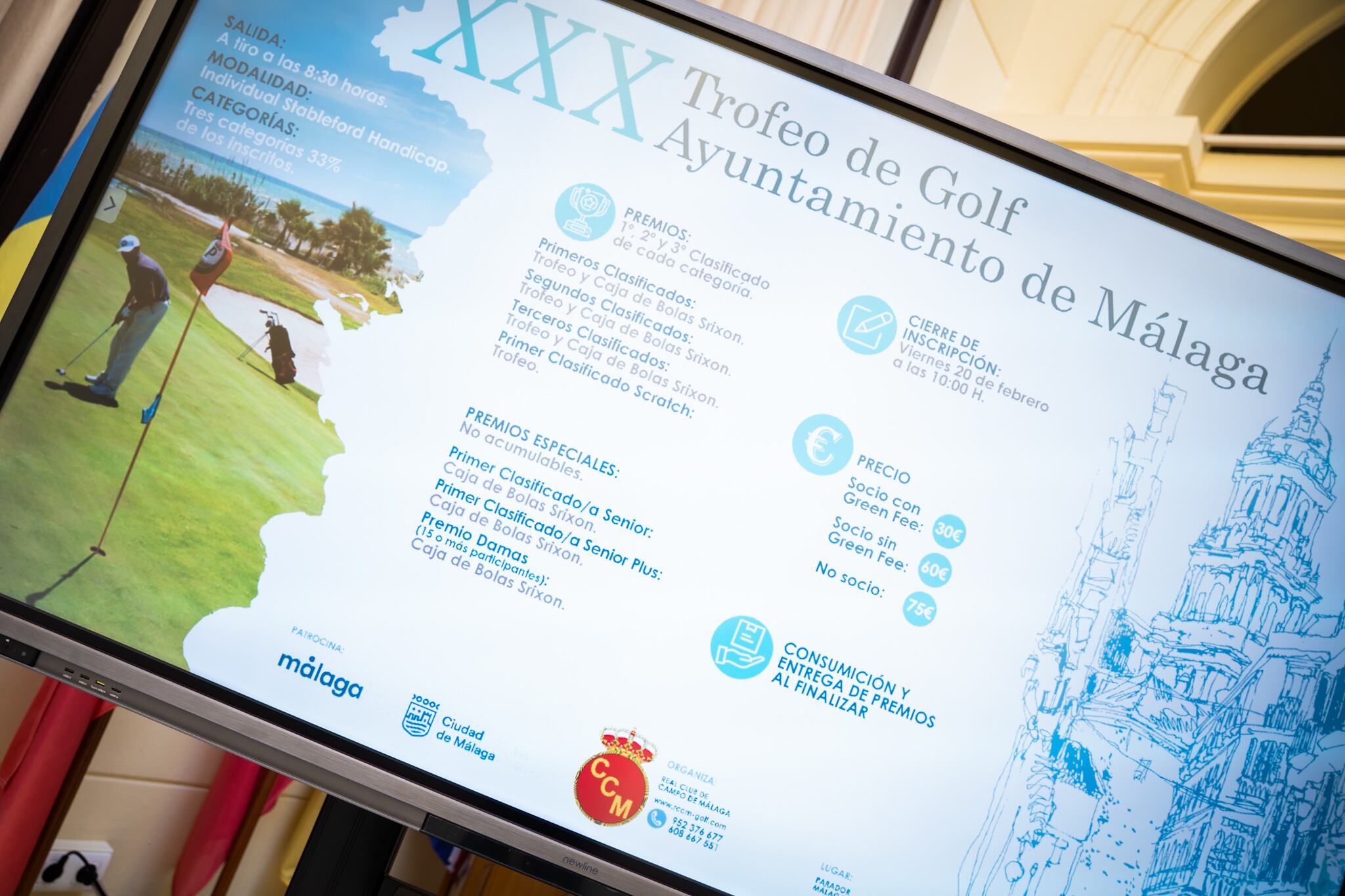 El trofeo de golf Ayuntamiento de Málaga se celebrará este sábado en el Parador