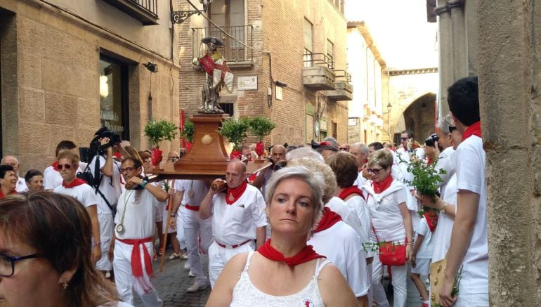 Procesión en honor a Santiago