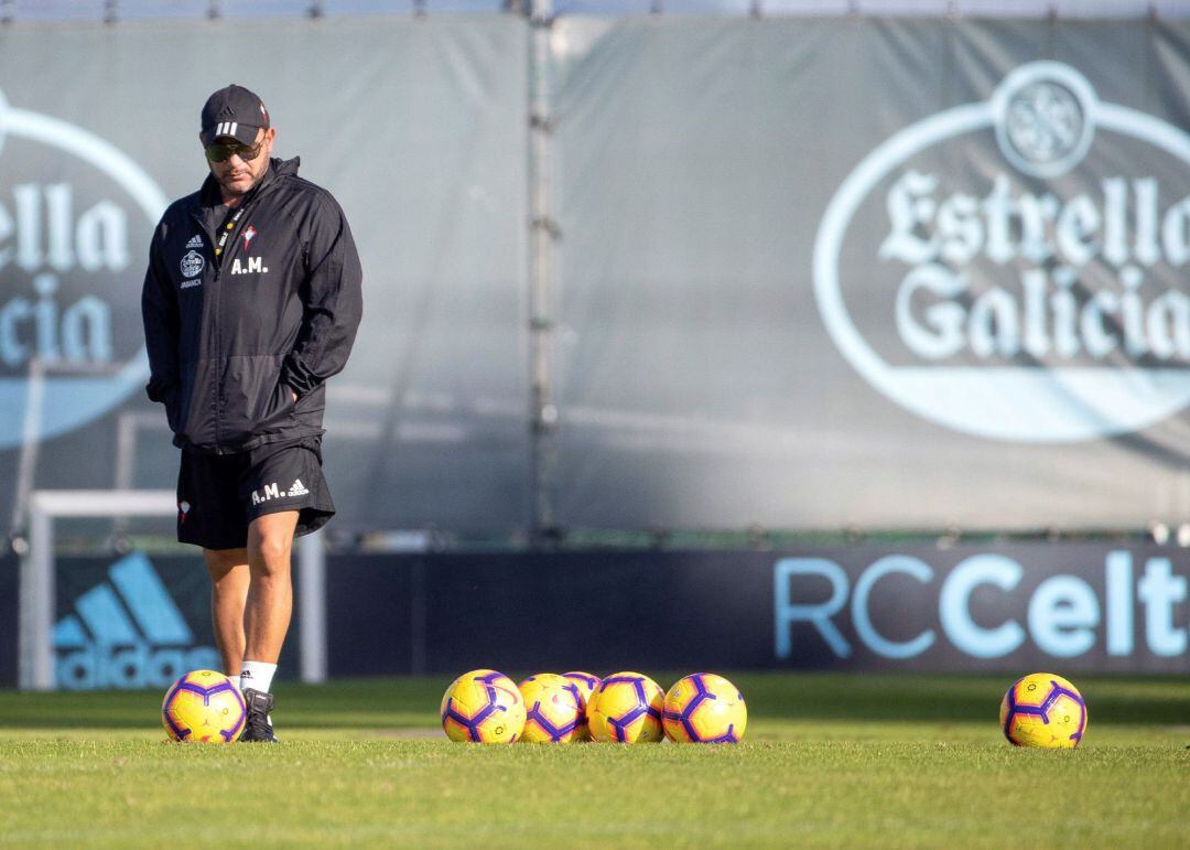 Mohamed dirigiendo al Celta