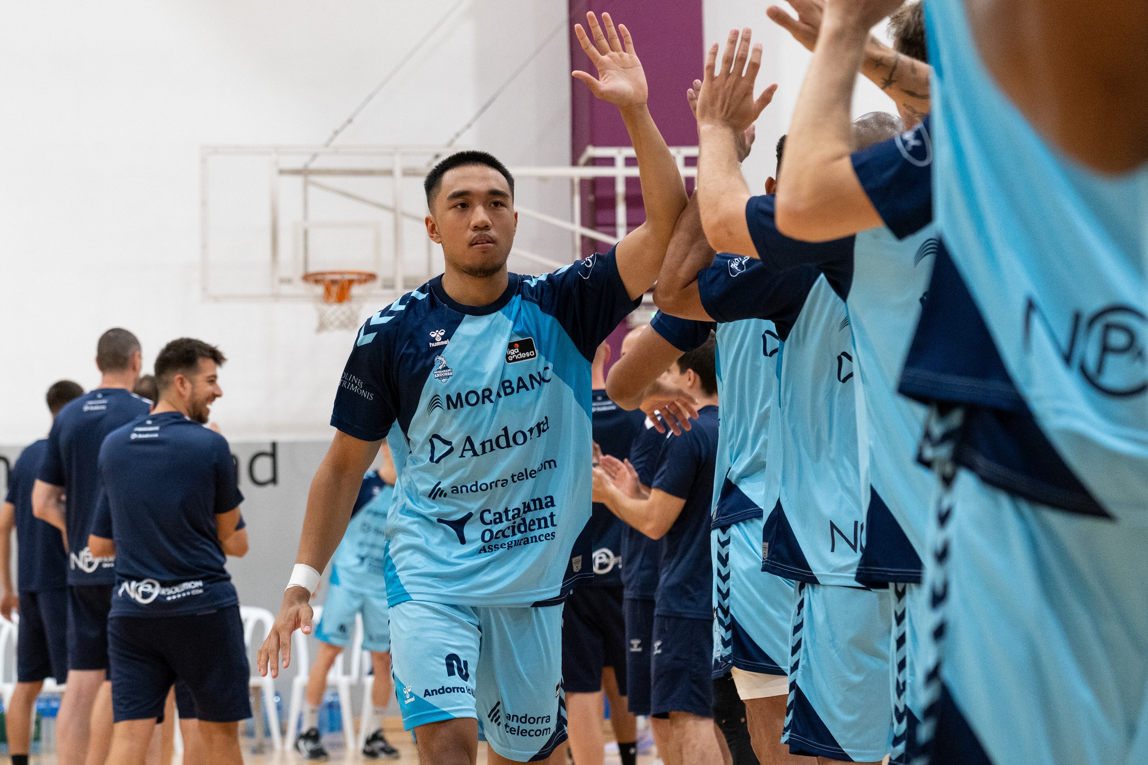 Ganal durant un partit amb el MoraBanc Andorra aquesta pretemporada.