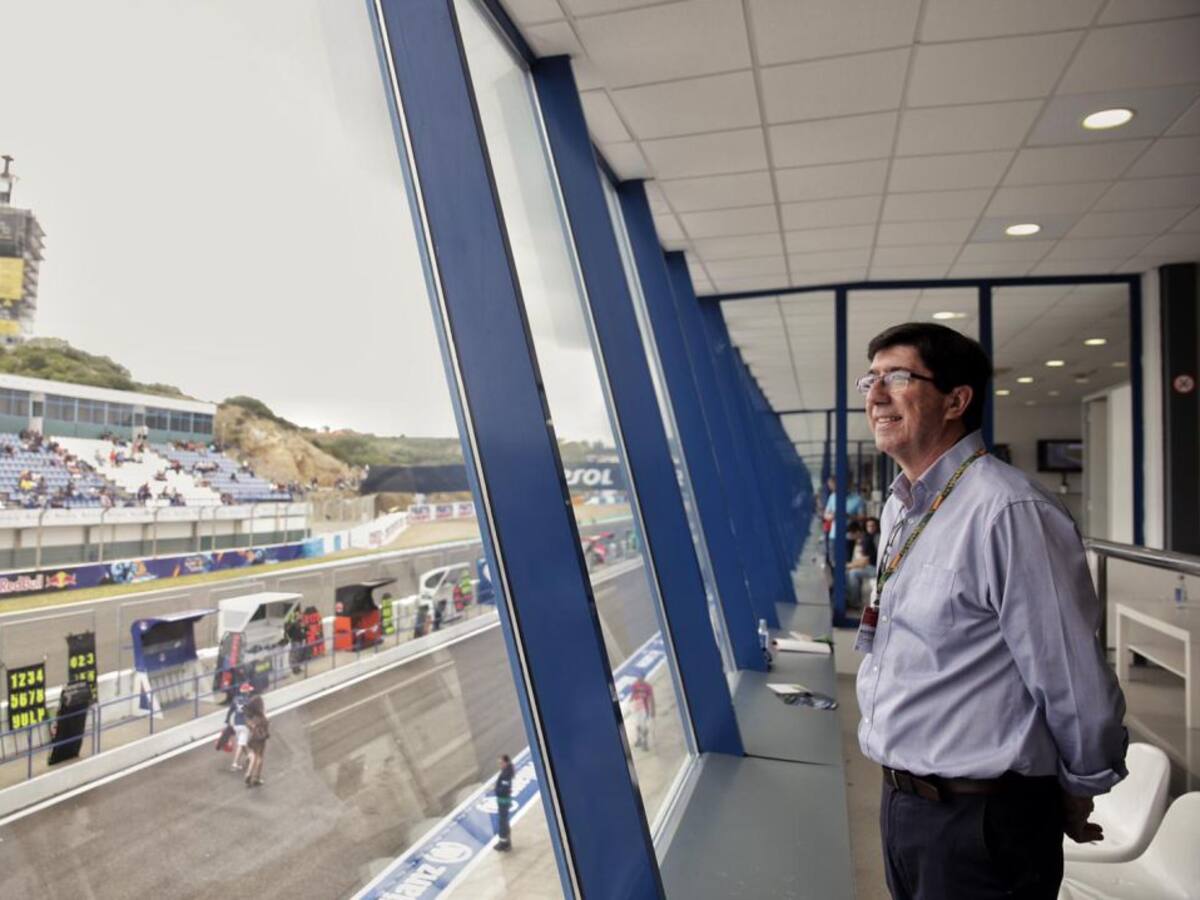 Marín garantiza el respaldo de la Junta al Gran Premio de Jerez