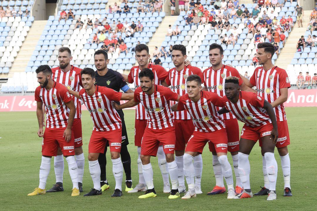El once que jugó ante Zaragoza y Numancia.
